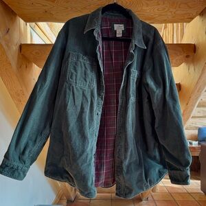 LL Bean Corduroy/Flannel Jacket 🌲✨